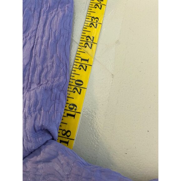 Laura Ashley Purple Textured Jacket Full Zip Lined Collared Jewel Buttons Small - Picture 8 of 10